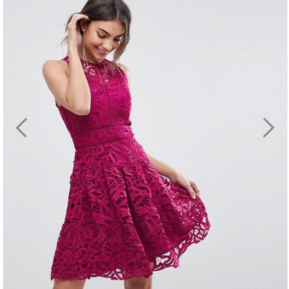 Adelyn Rae Dresses & Skirts - NWT ADELYN RAE Dylan Lace Fit and Flare Dress